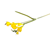 REAL TOUCH FREESIA STEM FLORAL/GREENERY YELLOW 21"