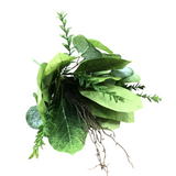 MAGNOLIA LEAF MYRTLE & TWIG BUSH FLORAL/GREENERY GREEN 21"
