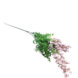 MINI BURS & FERN STEM FLORAL/GREENERY PINK 27"