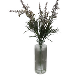 LAVANDER PREMADE IN GLASS VASE FLORAL/GREENERY PURPLE 12"