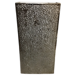 TALL VASE WITH DESIGN HOME DECOR SILVER 18H X 9W