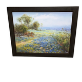 FIELD OF BLUEBONNETS #1 ART 44 X 56
