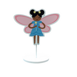 FAIRY PRINCESS WITH STAND HOME DECOR BLUE