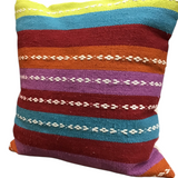 RIFLE PAPER CO. FIESTA STRIPED TAPESTRY PILLOW MULTICOLOR