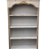WITH 3 SHELVES BOOKCASE GRAY/NAT.WOOD 83H X 47W X 17D