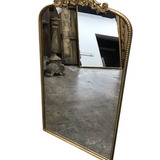 WITH ORNATE FRAME MIRROR GOLD 66 X 35