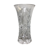 VINTAGE CLASSIC FLARED VASE CRYSTAL 12"H