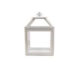 MEDIUM OPEN LANTERN HOME DECOR WHITE 14 X 20