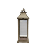 MEDIUM PACIFICA LANTERN HOME ACCESSORIES NATURAL WOOD 24"H