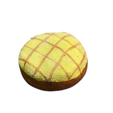 FAUX FOOD/CONCHA HOME DECOR YELLOW 4" DIAM..