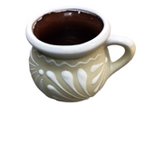 TALAVERA JARRITO MUG DINNERWARE BEIGE/WHITE 3.5