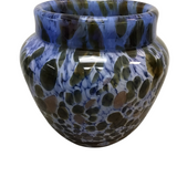 SMALL GLASS VASE (MURANO STYLE) HOME DECOR BLUE/GREEN 7"H