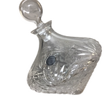 ASTRAL VINTAGE SIDE TILTE DECANTER WITH STOPPER CRYSTAL 8.5"