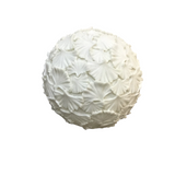 GINKO LEAF BALL LAMP/LIGHTING WHITE 10"
