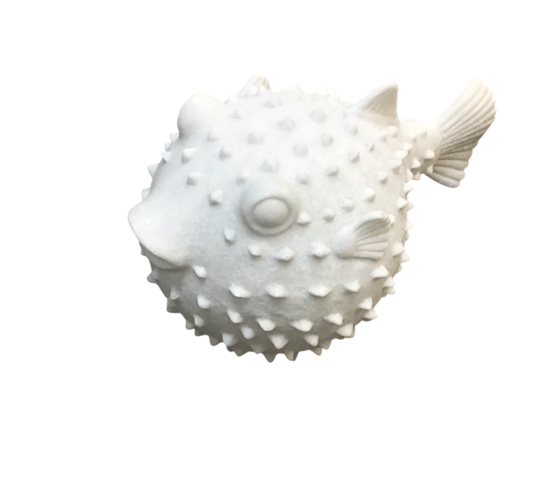 PUFFER FISH LAMP/LIGHTING 12.5"