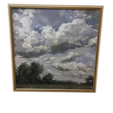 COUNTRYSIDE FRAMED CANVAS ART 39.5 X 39.5