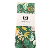 BUTTERFLY GARDEN PRINTED MICROFIBER DISHTOWEL LINENS