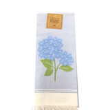 HYDRANGEA BLOOM EMBELLISHED DISHTOWEL LINENS
