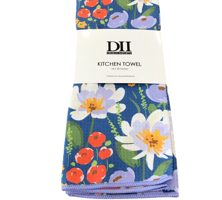 POPPY'S DAY PRINTED MICROFIBER DISHTOWEL LINENS