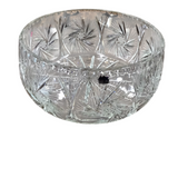 LARGE BOWL MADE IN POLAND CRYSTAL 5.5H X 11 DIAM...