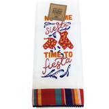 TIME TO FIESTA EMBELLISHED DISHTOWEL LINENS