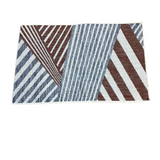 "AMERICANA" INDOOR/OUTDOOR RUG/RUNNER RED/WHITE/BLUE 36 X 24