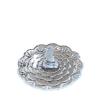 WATERFORD SEAHORSE SERVER PLATE CRYSTAL 3.5H X 9 DIAM..