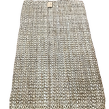 PLAIN NATURAL WEAVE JUTE RUG/RUNNER 3 X 5