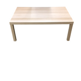 RECTANGLE COFFEE TABLE BLONDE 18H X 47W X31D