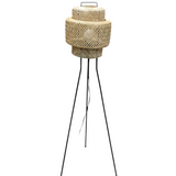SINNERLIG FLOOR LAMP/LIGHTING BLACK/BLONDE 50 X 10