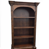 OPEN WITH 3 SHELVES BOOKCASE BROWN 77.5H X 40W X 18D