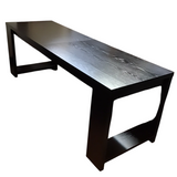 EXTRA LONG FOR 2 PERSON DESK BLACK 32H X 87W X 28D