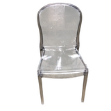 CLEAR ACRYLIC CHAIR 33H X 16W X 18D