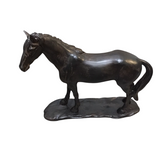 RESIN HORSE HOME DECOR BROWN 13.5