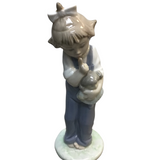 GIRL WITH DOLL HOME DECOR 7.5H