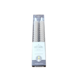 SET OF 2 SPIRAL LED TAPER CANDLES HOME DECOR TAUPE 9.75