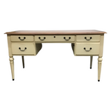ETHAN ALLEN WITH 5 DRAWERS DESK 31H X 57W X 28D