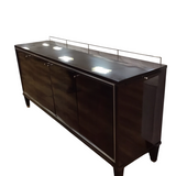 BAKER WITH 4 DOORS/3 SHELVES BUFFET MAHAGONY 32H X 69W X 18D