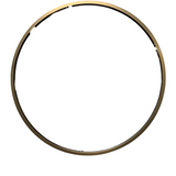 WEST ELM ROUND RIM MIRROR GOLD 30"
