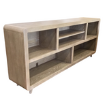 "ESCAPE" OPEN MULTI-PURPOSE CONSOLE/SOFA TABLE NATURAL WOOD 31H X 72W X 14D