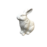 PORCELAIN RABBIT CONTAINER HOME DECOR WHITE 6.25