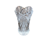 CUT CRYSTAL VASE CRYSTAL 8.5H