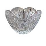 SCALLOPED EDGE BOWL CRYSTAL 6H
