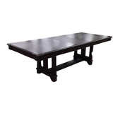 LEGACY CLASSIC FURNITURE TABLE WITH LEAF DINING TABLE BROWN 30H X 82W X 42D