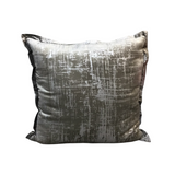 LILI ALESSANDRA XL MODERN EUROPEAN PILLOW GRAY/SILVER 28 X 28