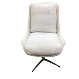 FOUR HANDS WITH BACK CUSHION OFFICE CHAIR OFF WHITE 37H X 25W X 28D