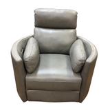 POWER CORDLESS SWIVEL GLIDER RECLINER GRAY