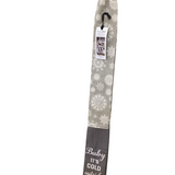 BOA KITCHEN TOWEL "BABY IS COLD OUTSIDE" HOLIDAY DECOR GRAY/WHITE 70"
