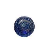 SWIRL DESIGN PAPERWEIGHT HOME DECOR BLUE/METALLIC/MULTICOLOR 2.5H