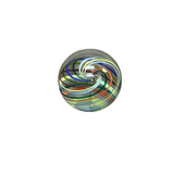 SWIRL DESIGN PAPERWEIGHT HOME DECOR MULTICOLOR 3H